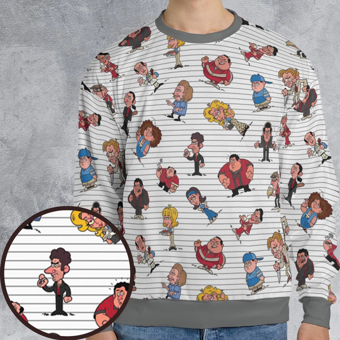 All-over Print Sweatshirt - FVQKN2NR