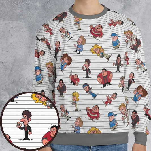All-over Print Sweatshirt - FVQKN2NR