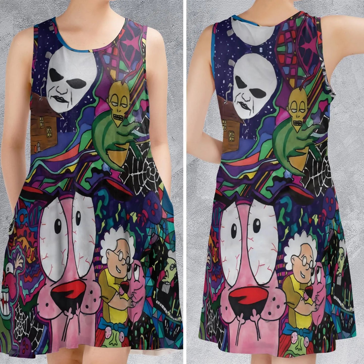 Sleeveless Dress - J8H8SLT4