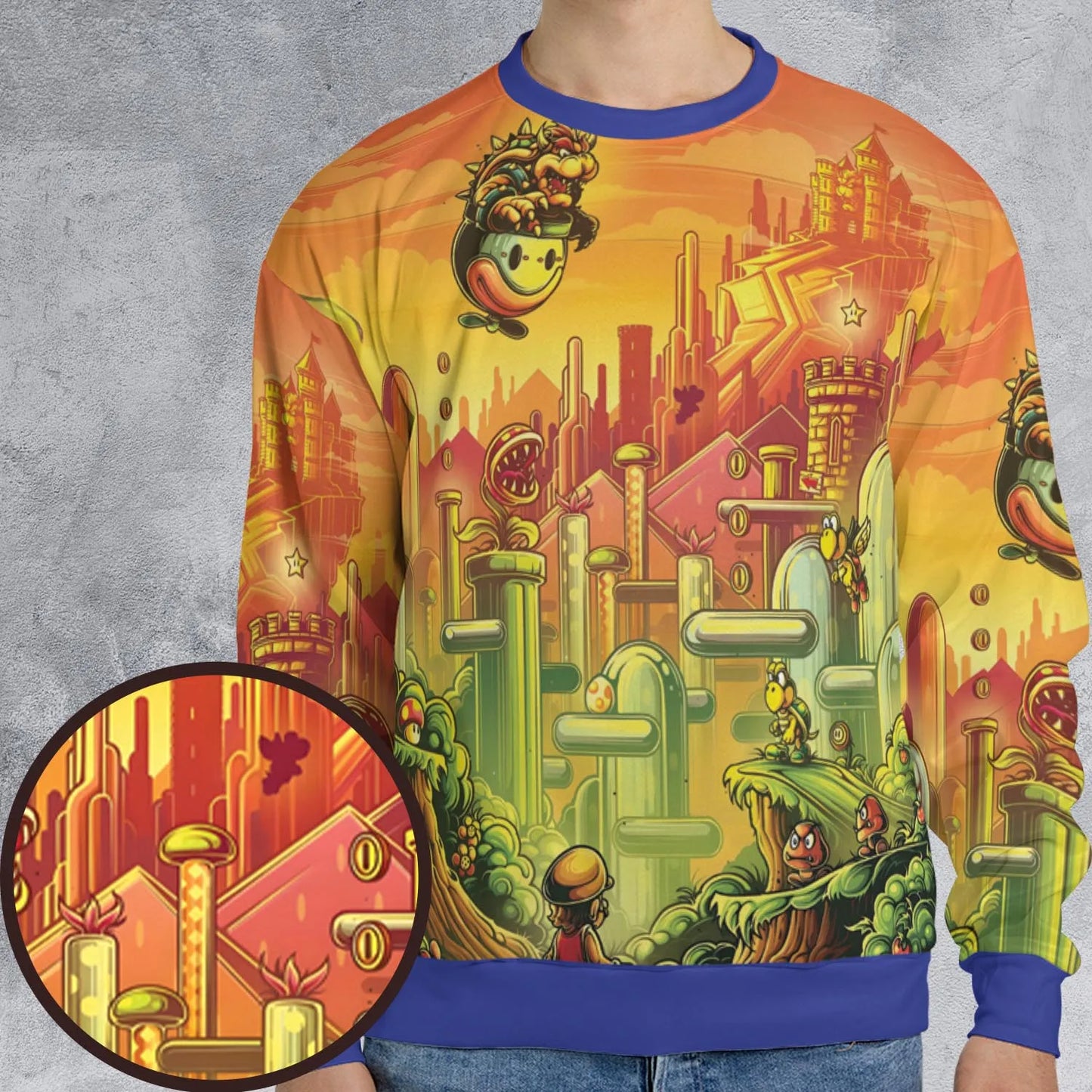 All-over Print Sweatshirt - 5PG7XQTL
