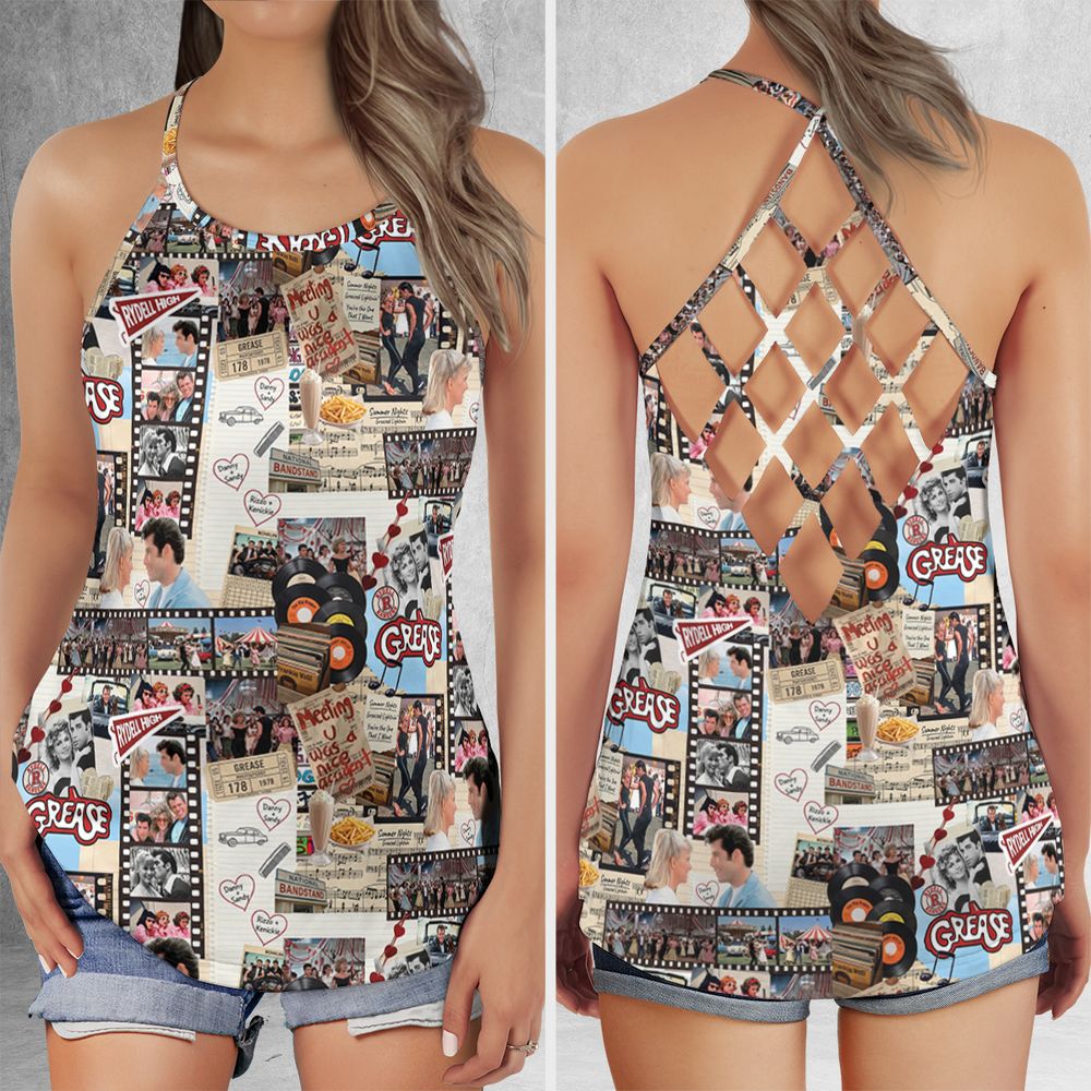 Criss Cross Tank Top - M1JUGDC4 -  - 1