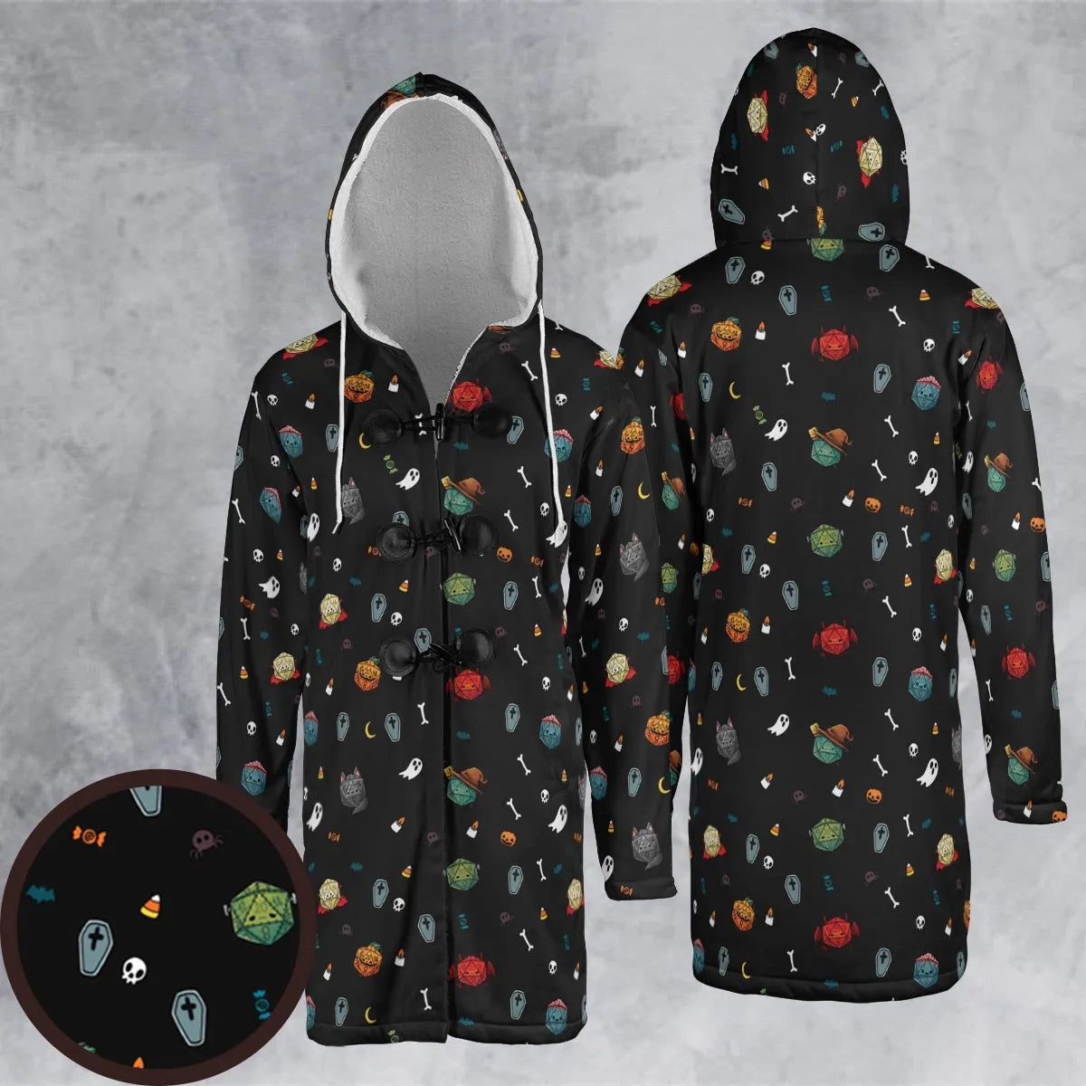 Hooded Cloak Coat - 3U57N3Z8