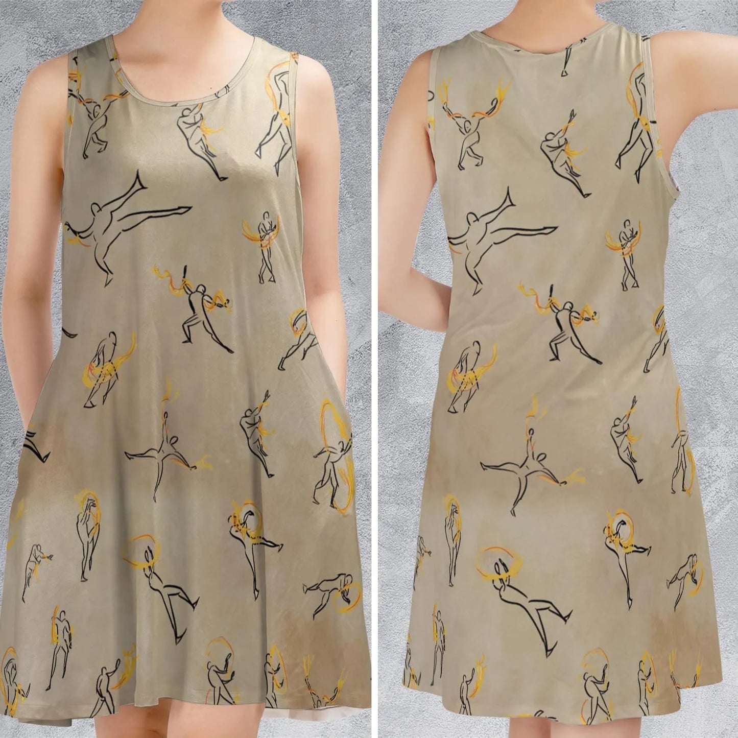 Sleeveless Dress - EA1L67BC
