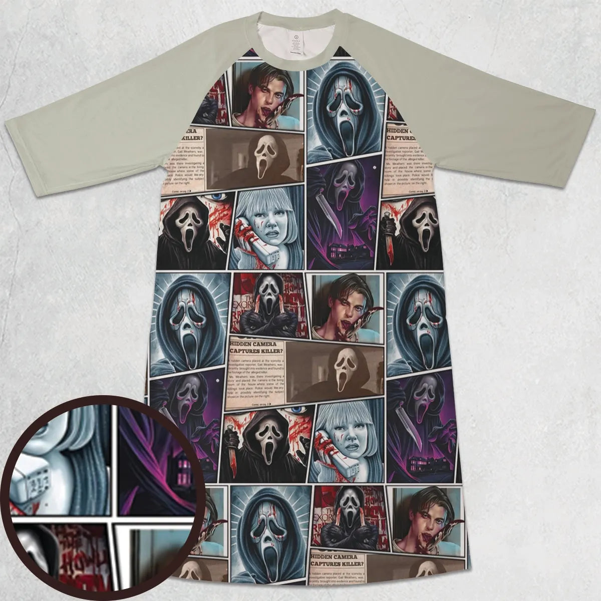 3/4 Sleeve Raglan Dress - C8AARS1F