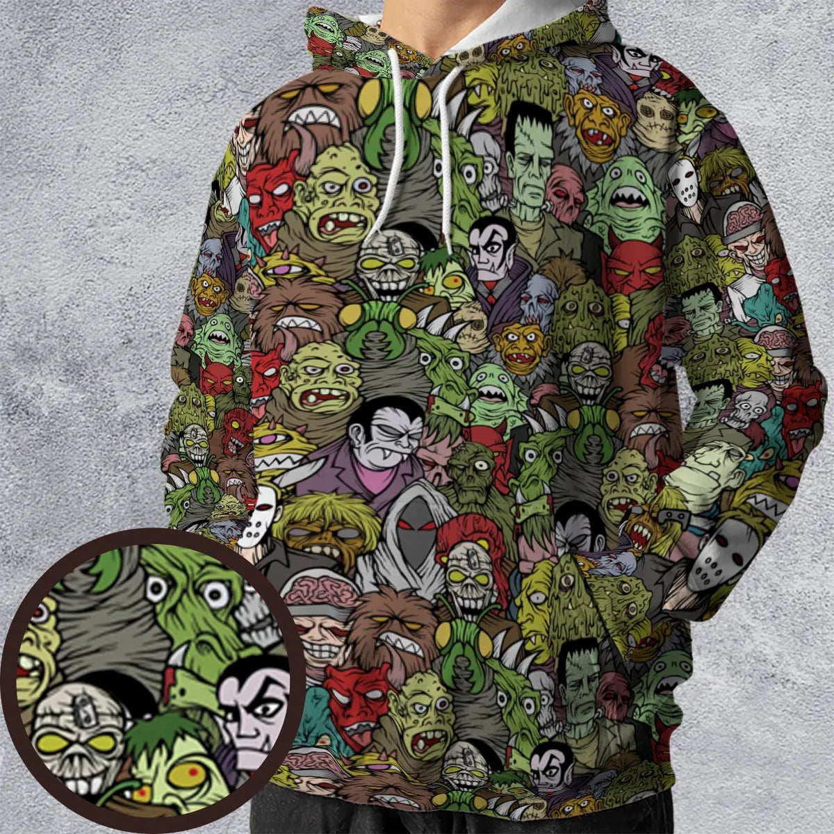 All-over Print Hoodie - 4LGLXU48