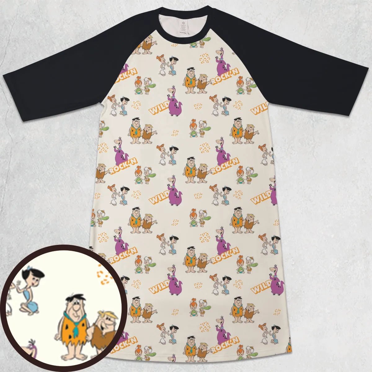 3/4 Sleeve Raglan Dress - LP2FU1UU