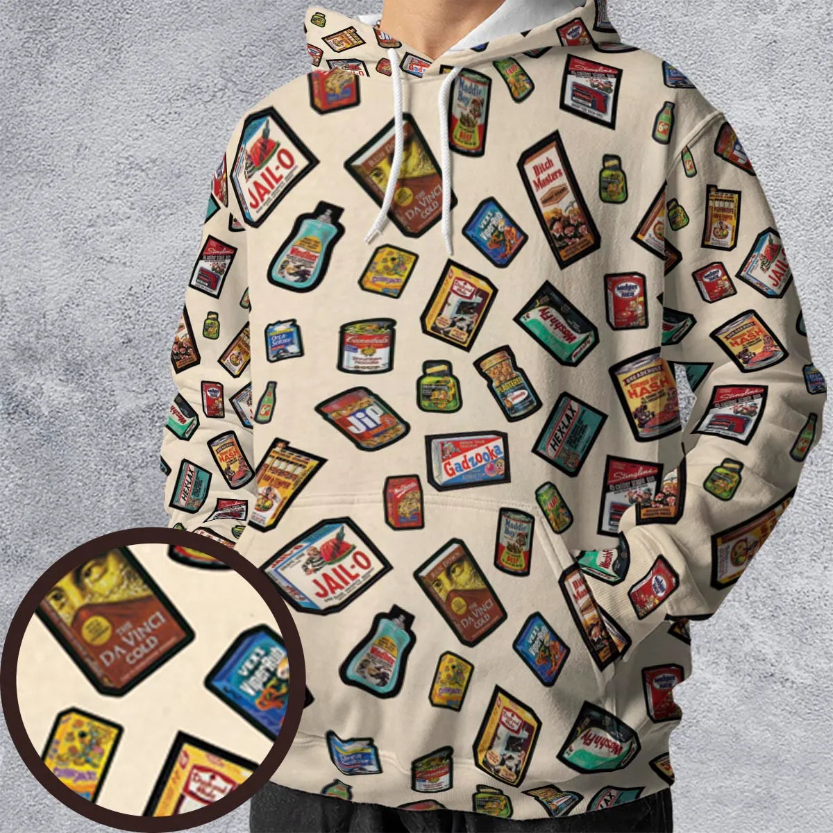 All-over Print Hoodie - YTWV49PK