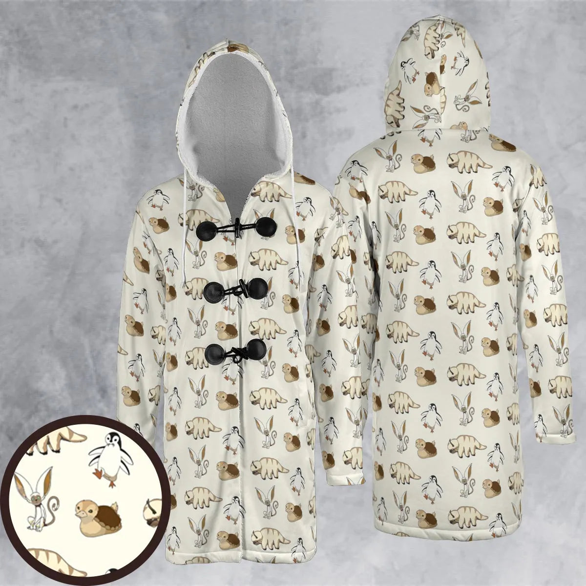 Hooded Cloak Coat - U319PZB7