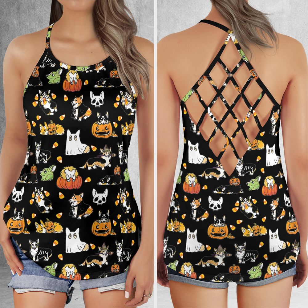 Criss Cross Tank Top - 7MVS17EX -  - 1