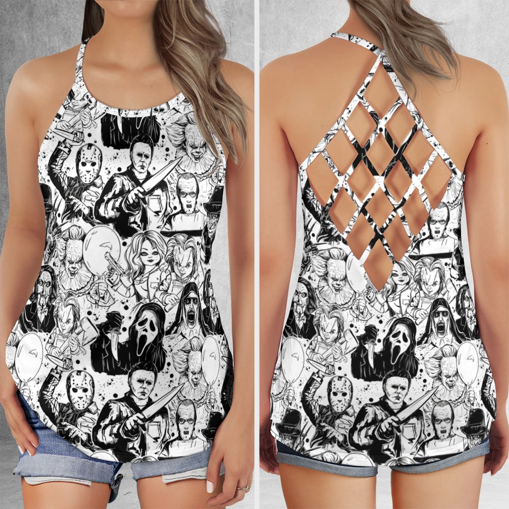 Criss Cross Tank Top - F4YQY155 -  - 1