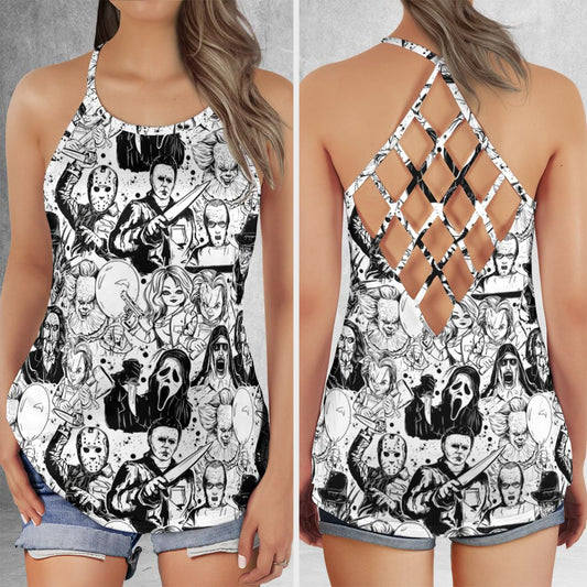 Criss Cross Tank Top - F4YQY155 -  - 1