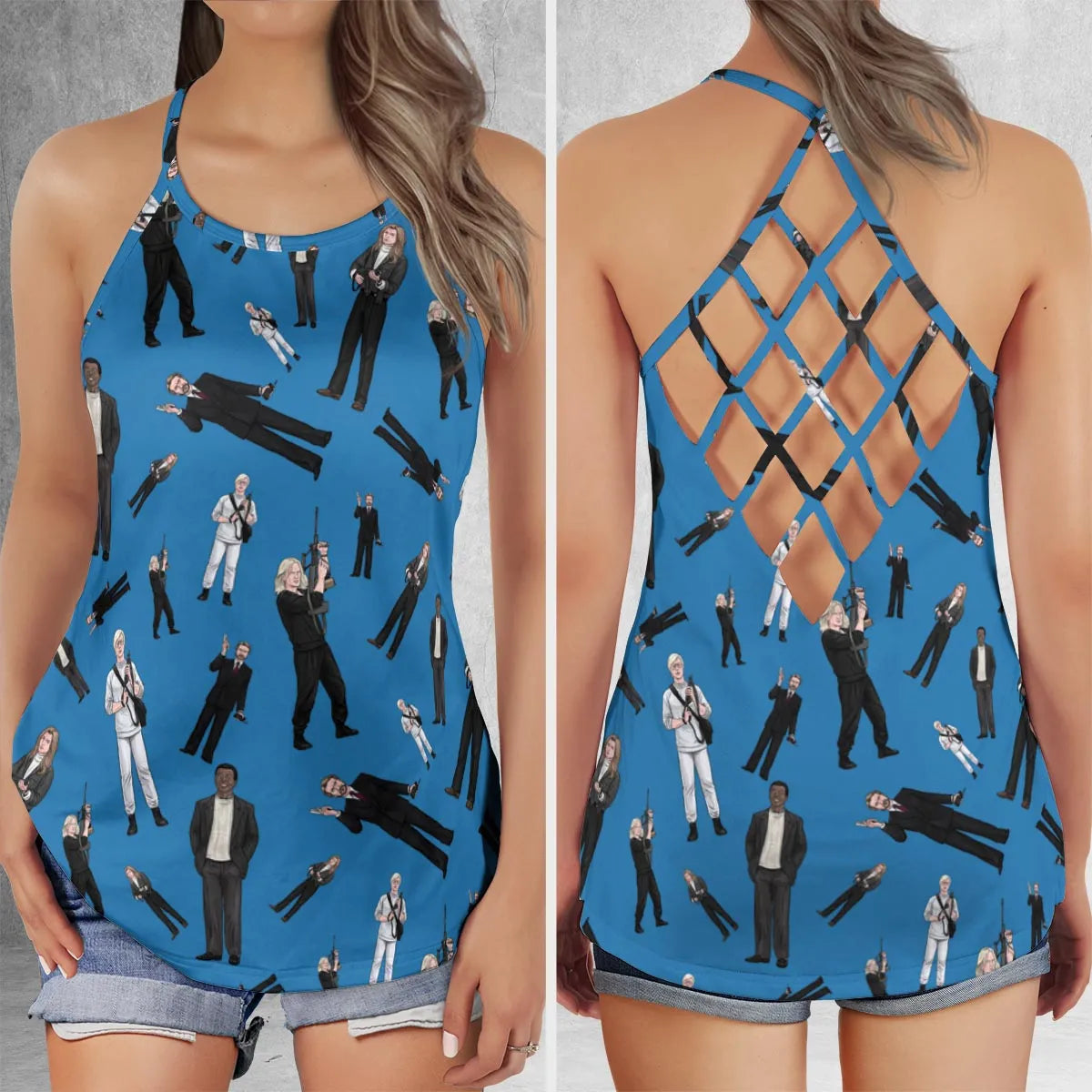 Criss Cross Tank Top - 8LZPZDT7