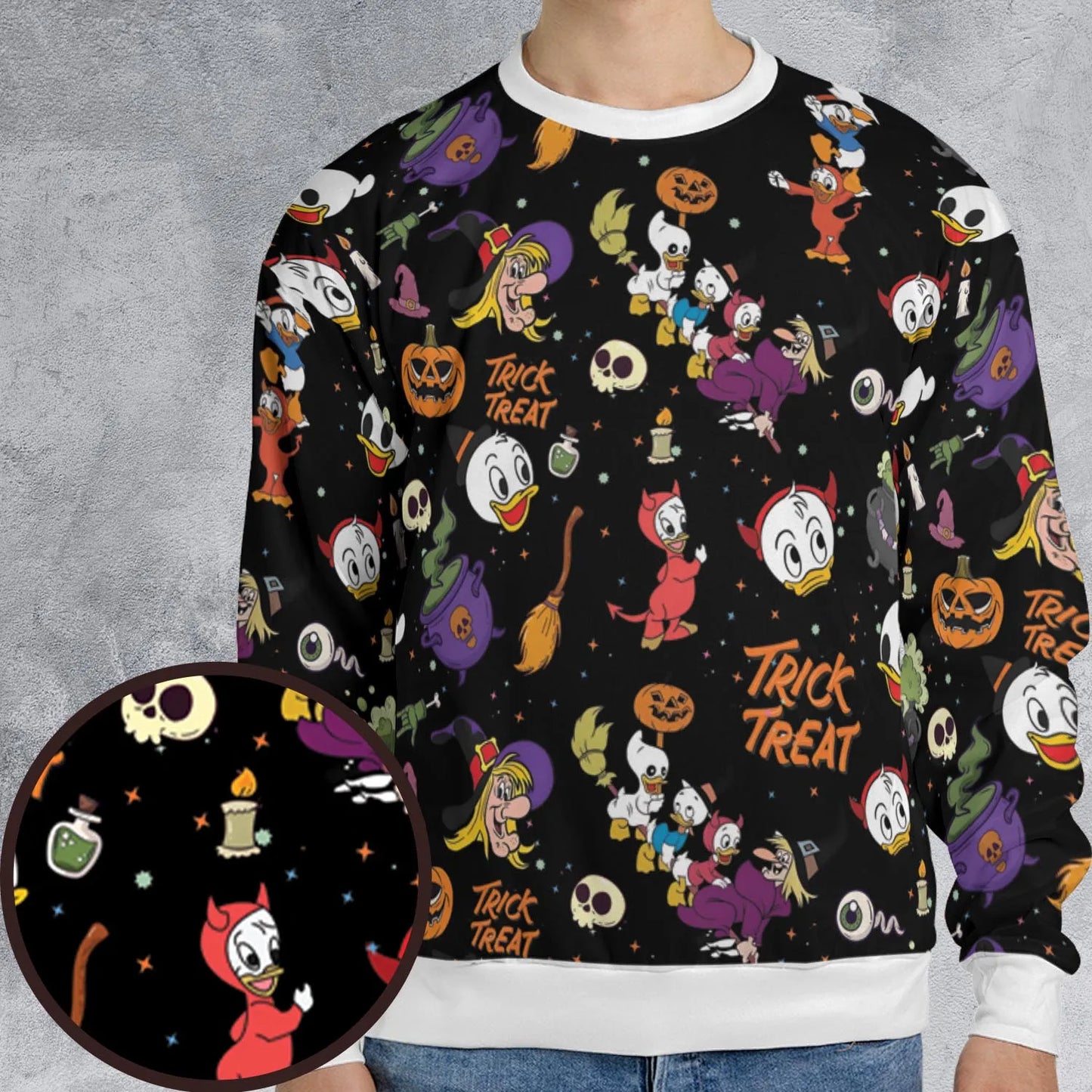 All-over Print Sweatshirt - UQ73HLRW
