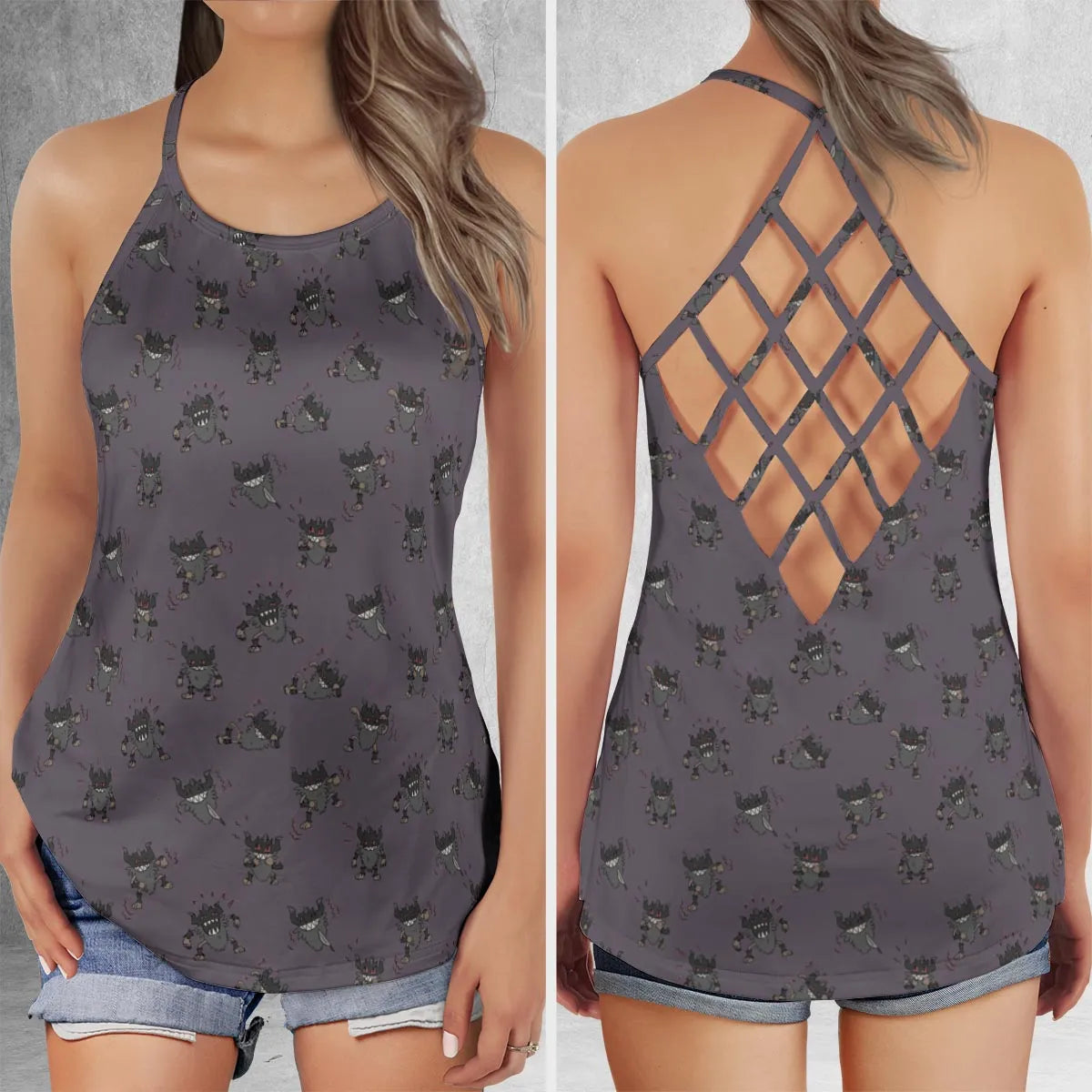 Criss Cross Tank Top - US82KBY3