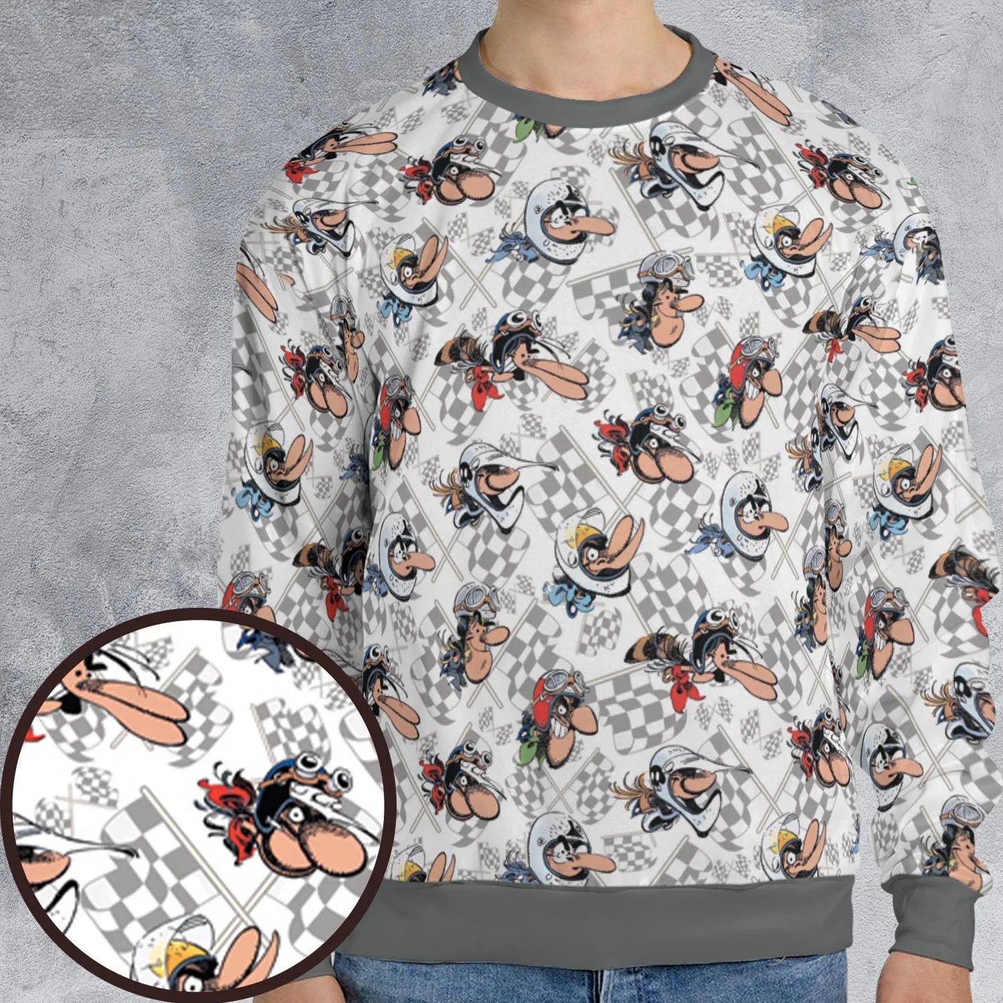 All-over Print Sweatshirt - 9D6ZR7H2