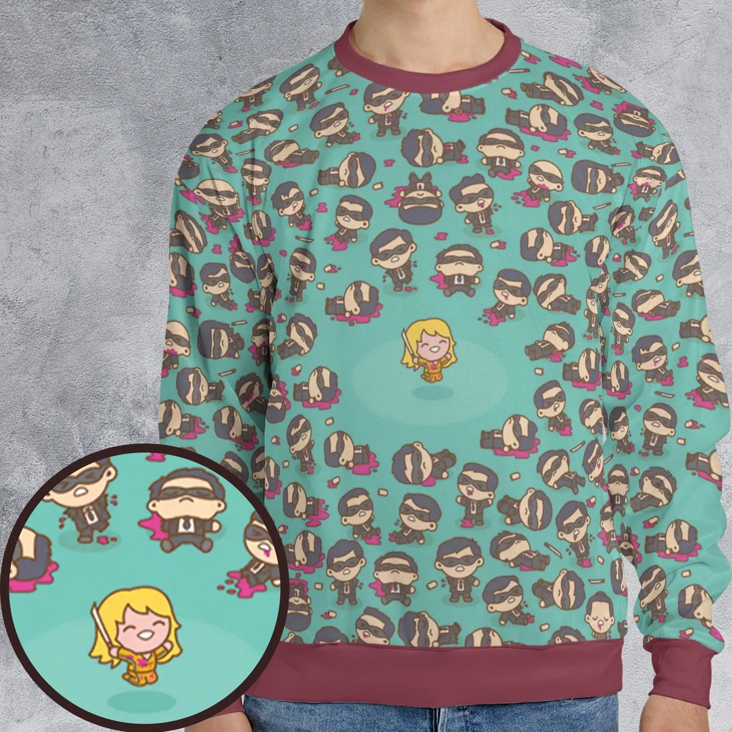 All-over Print Sweatshirt - U3GX4B2W