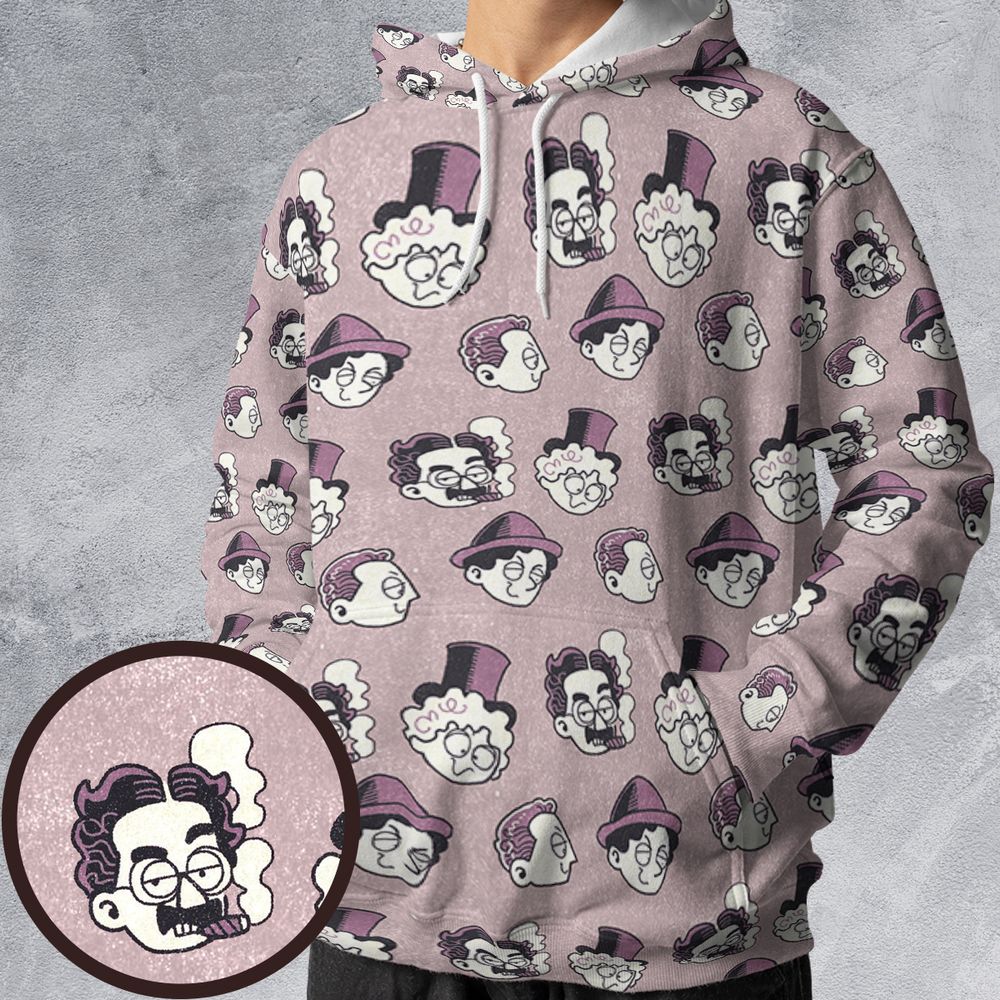 All-over Print Hoodie - 2TA7RWTQ -  - 1