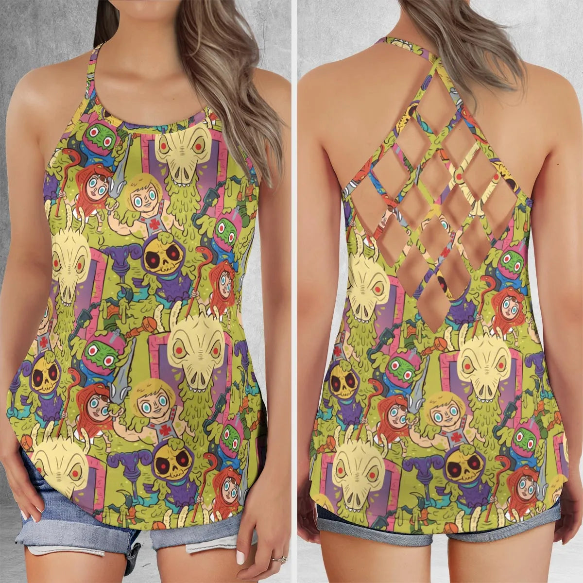 Criss Cross Tank Top - BG27MRF6