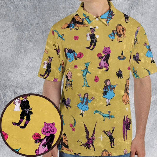 AOP Men/Women Polo Shirt - 136RPUVQ