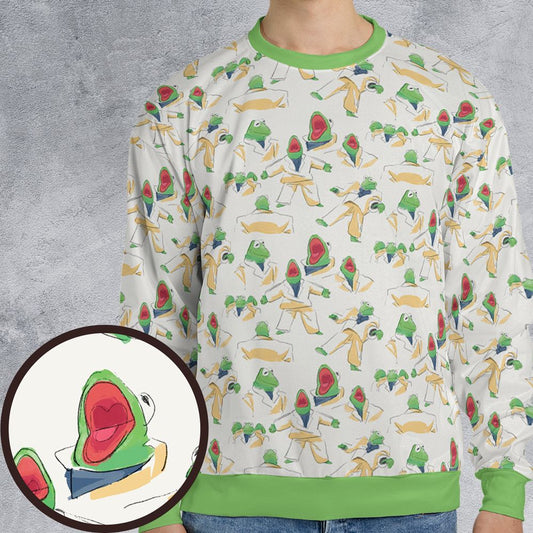Kermit wearing big suit -  - 1