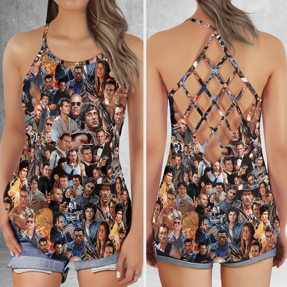 Criss Cross Tank Top - JQBCG9AP -  - 1