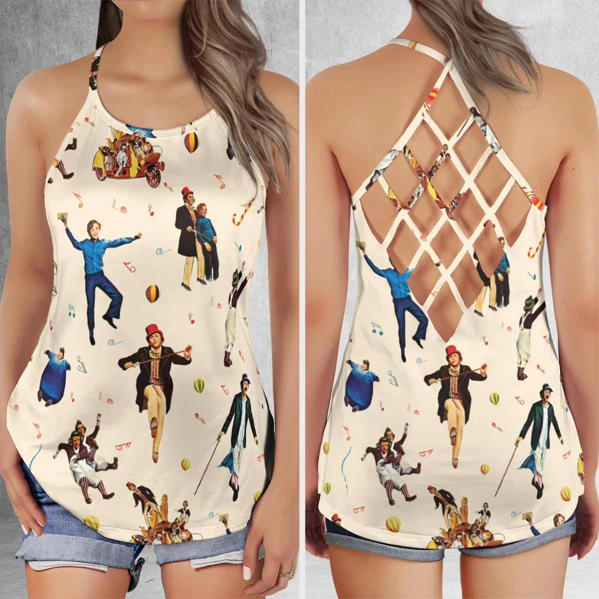 Criss Cross Tank Top - 8J2H312G