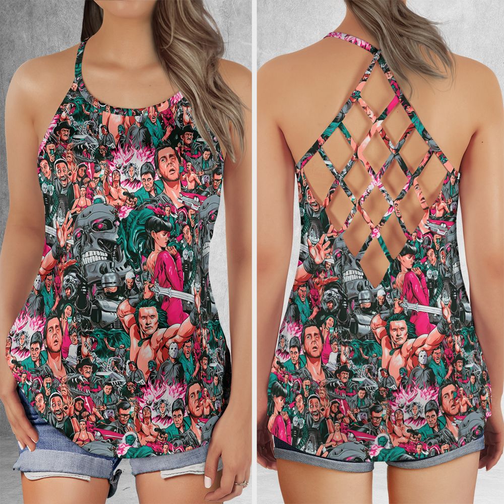 Criss Cross Tank Top - AD13LQD4 -  - 1