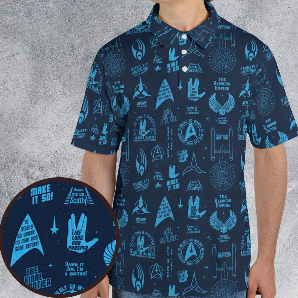 AOP Men/Women Polo Shirt - UQRH9YSD