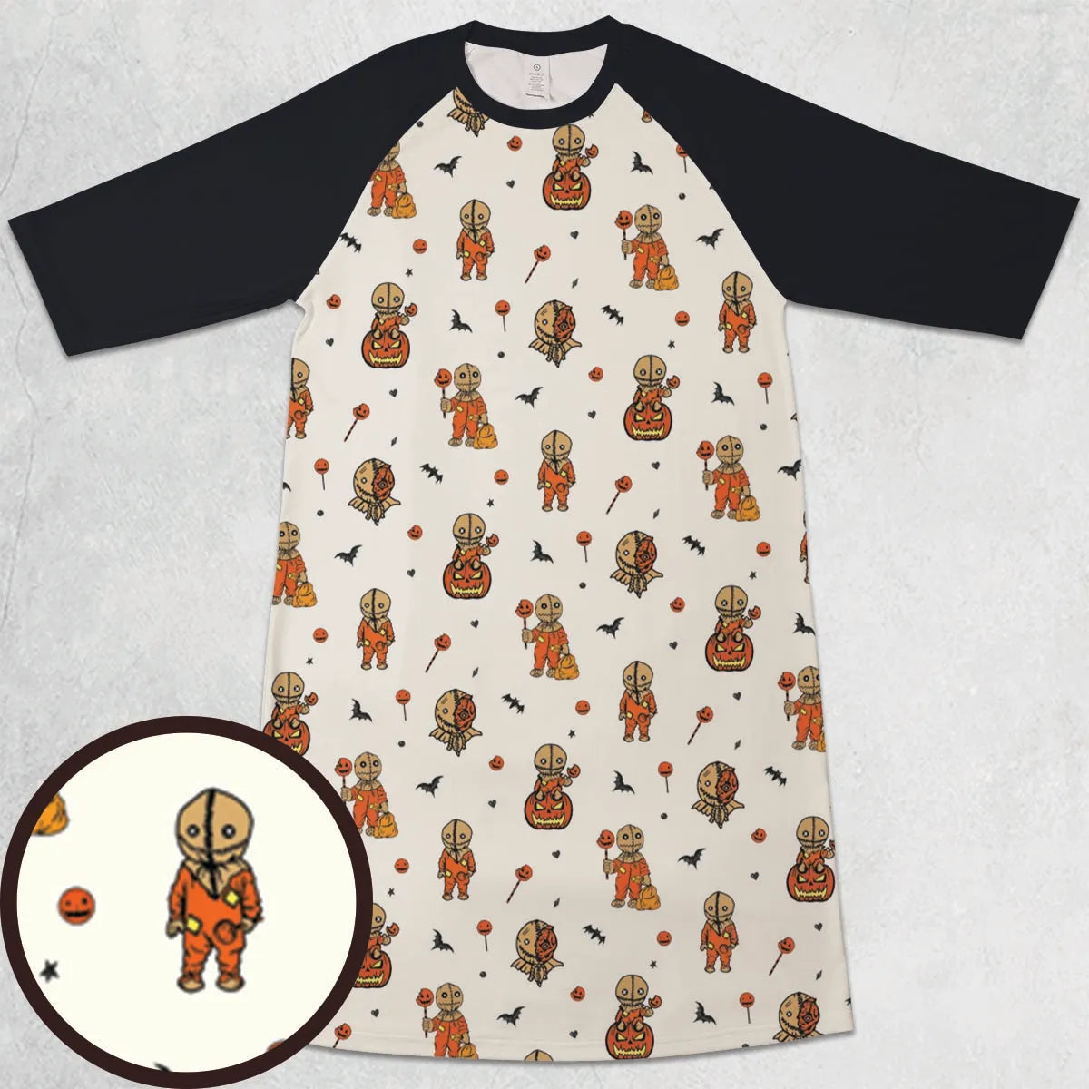 3/4 Sleeve Raglan Dress - ZPVBU484