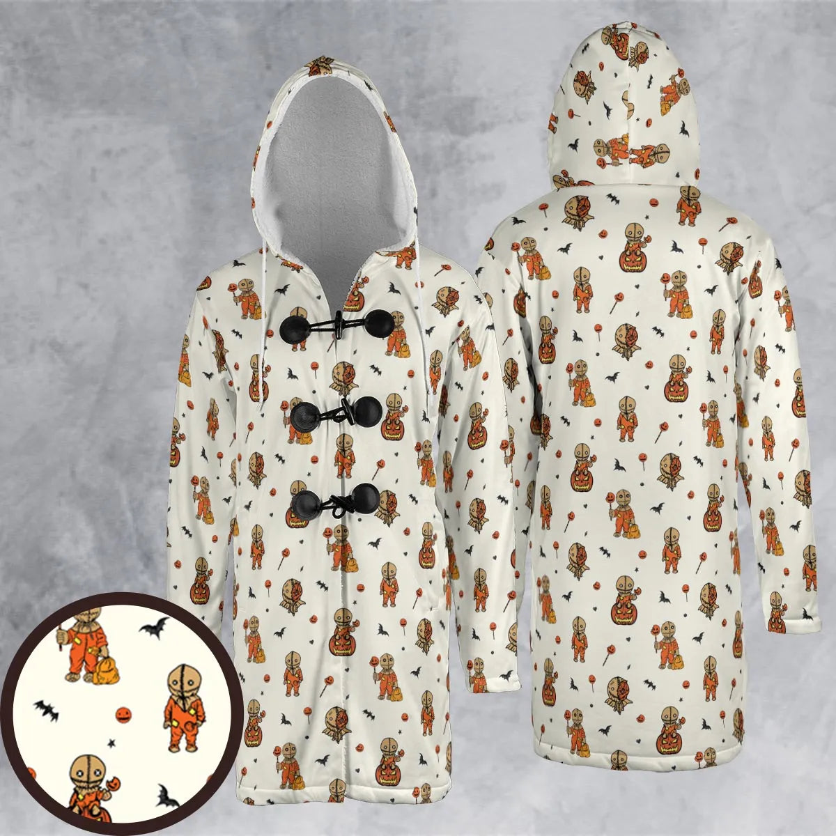 Hooded Cloak Coat - G1N5JE3C