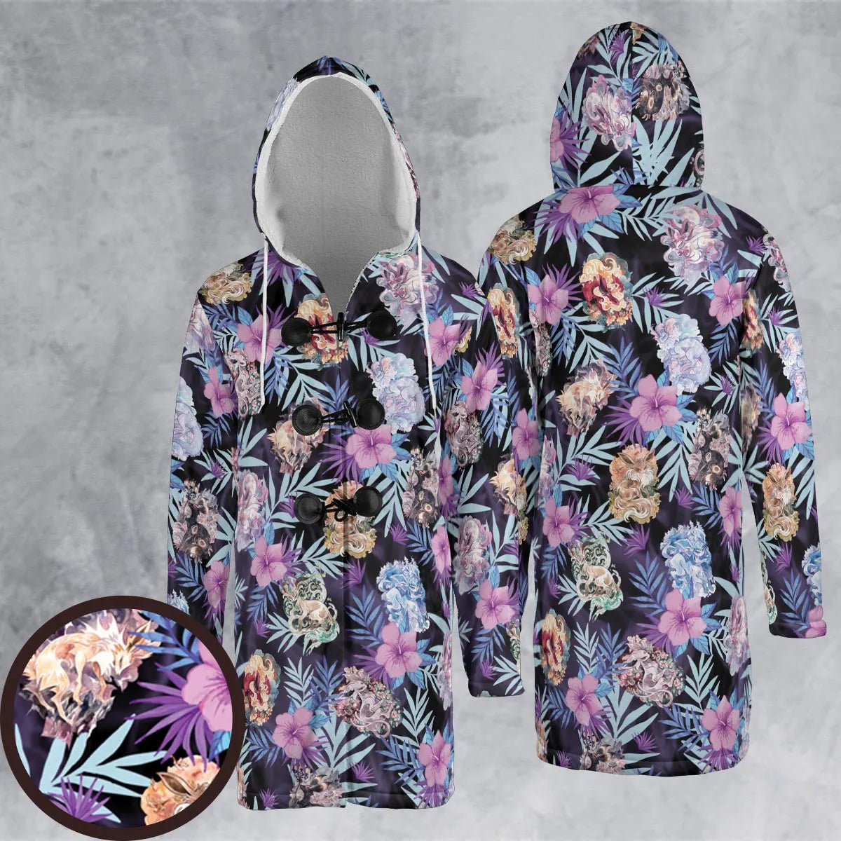 Hooded Cloak Coat - WPRVFJFW