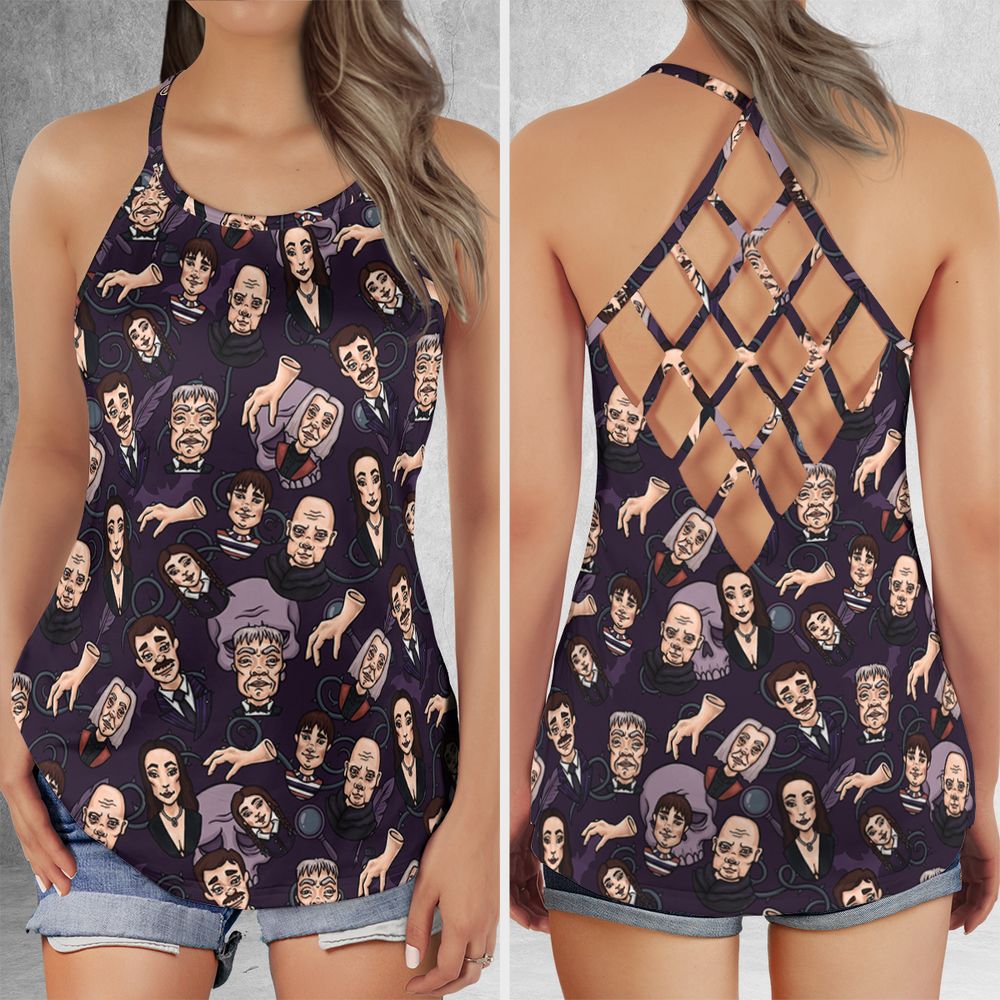Criss Cross Tank Top - 8VETN65U -  - 1