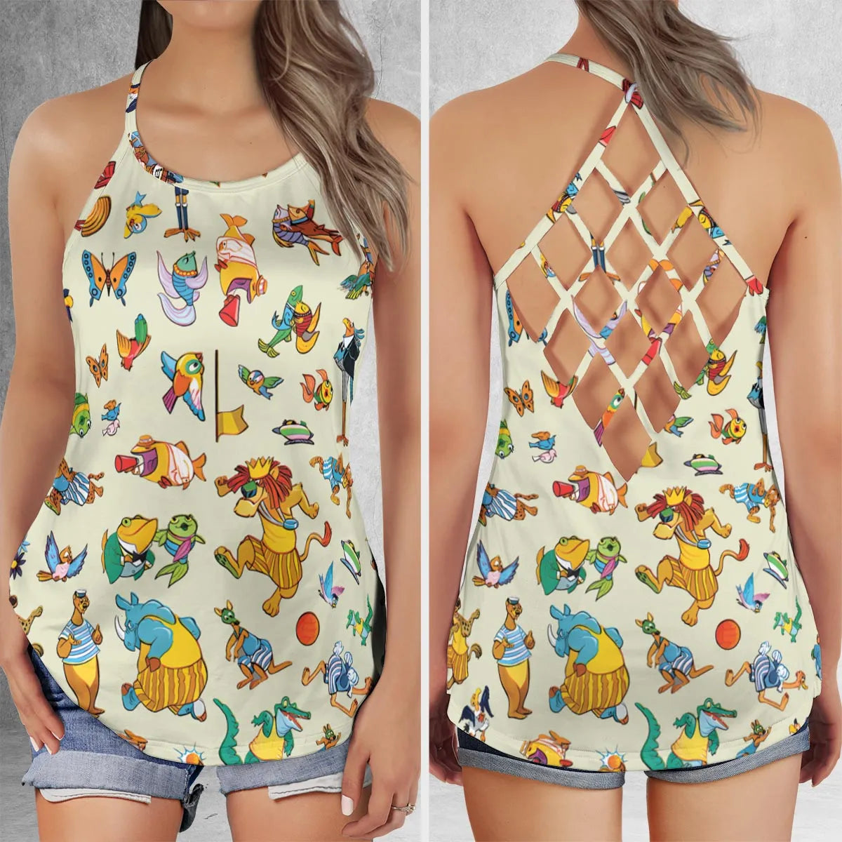 Criss Cross Tank Top - SWTYGAEX