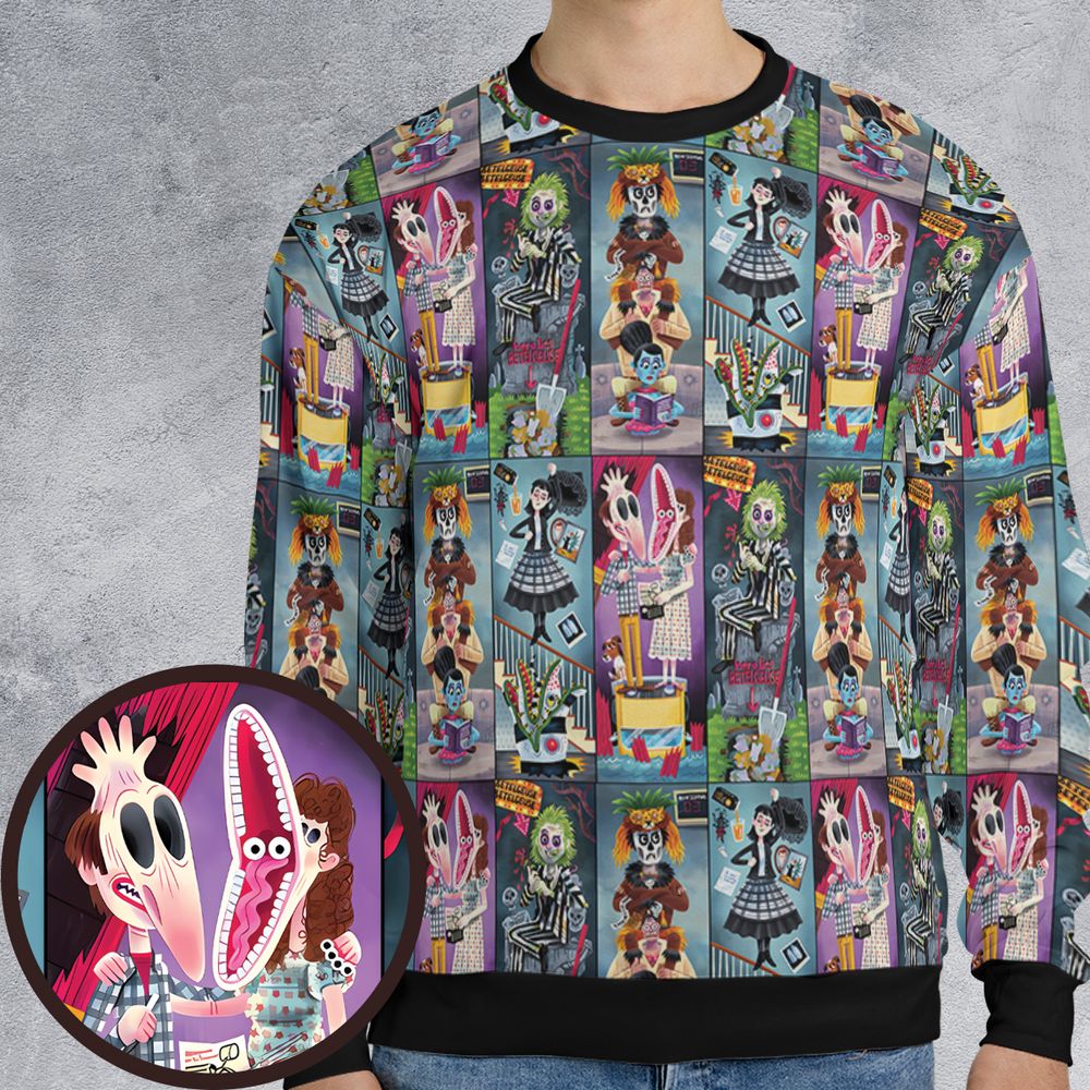 All-over Print Sweatshirt - J3LEUQS6 -  - 1