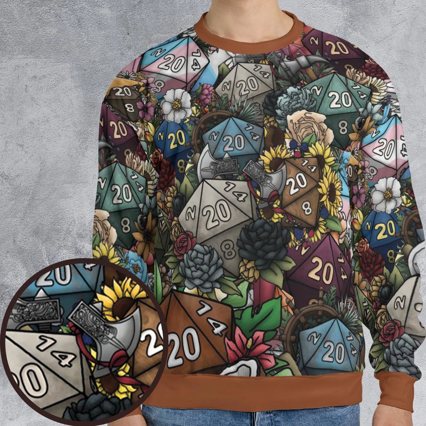 All-over Print Sweatshirt - H6BVDW1T
