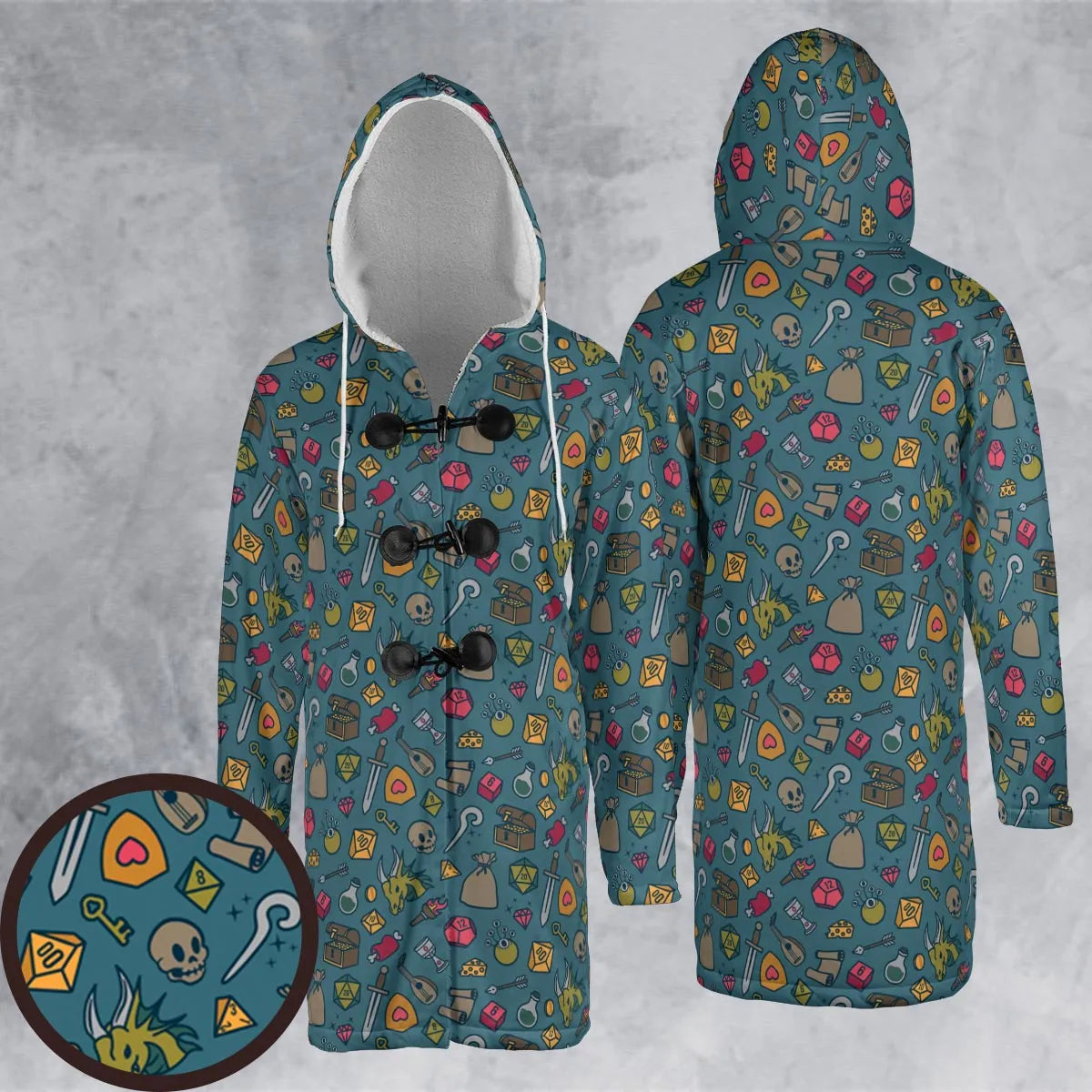 Hooded Cloak Coat - 7A4YHNA2