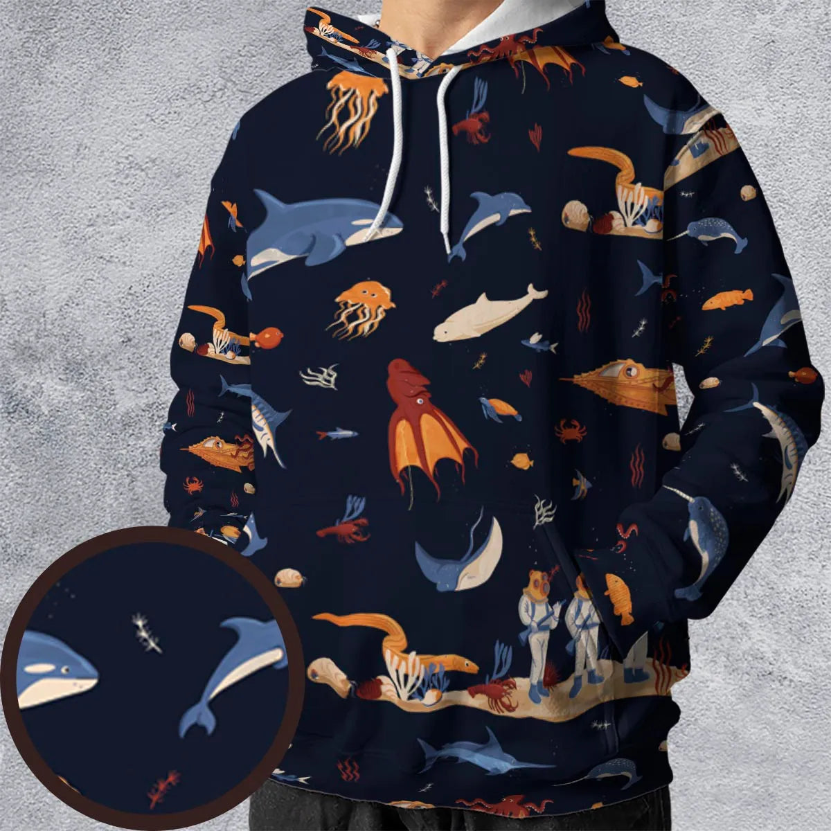 All-over Print Hoodie - GU8LPWQT