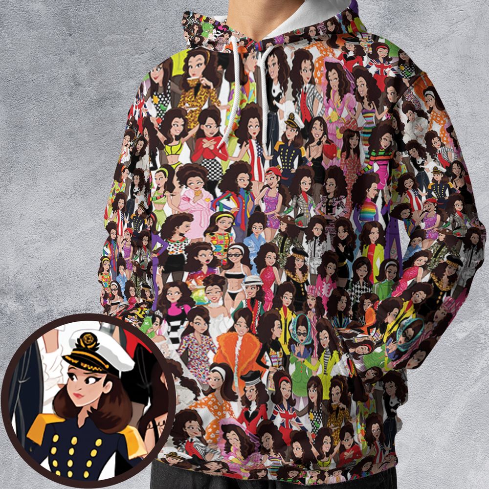 All-over Print Hoodie - WPBG17QG -  - 1