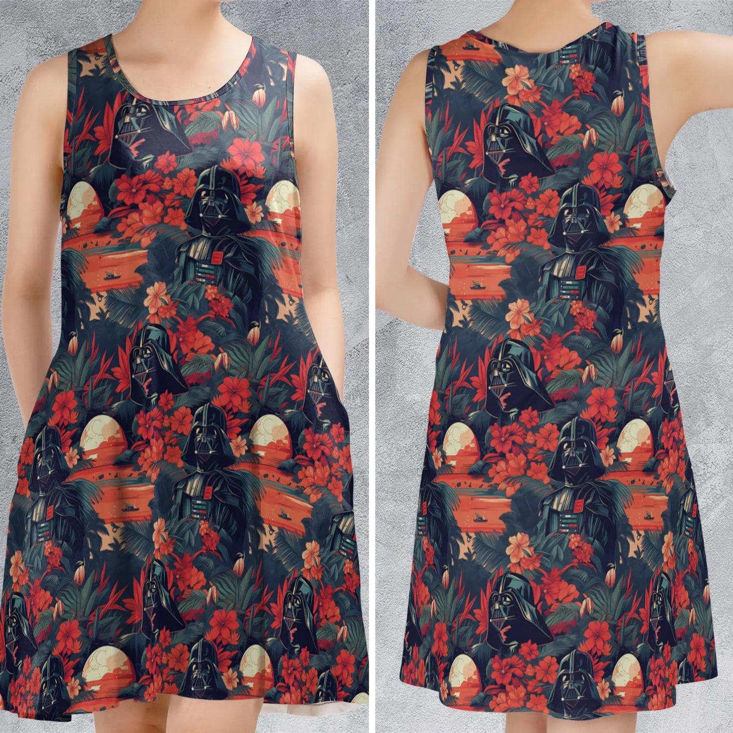 Sleeveless Dress - R7DSQ2UF