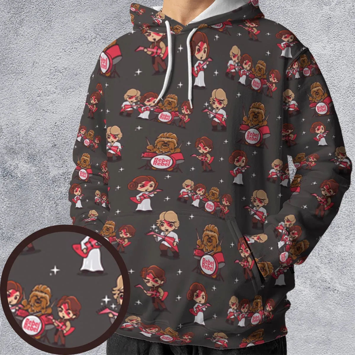 All-over Print Hoodie - HMG4YP9C
