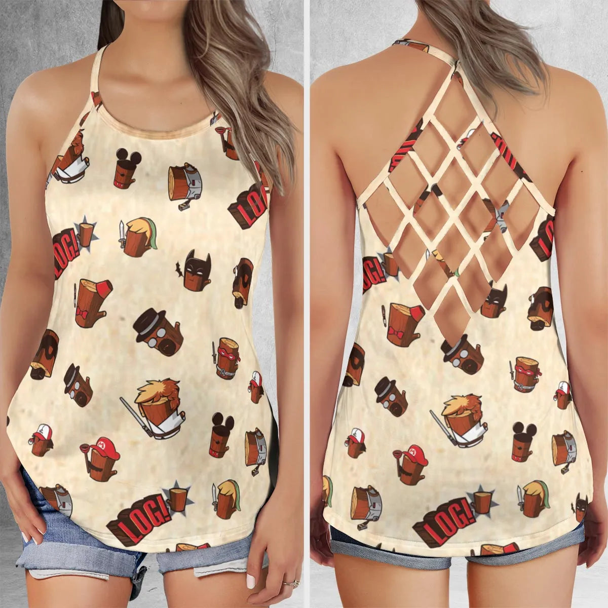 Criss Cross Tank Top - GY5DFVV4