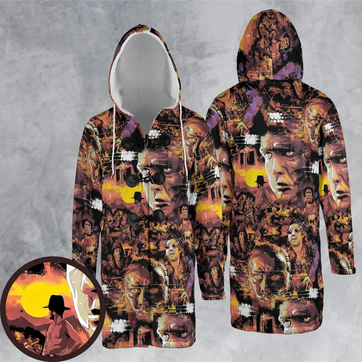 Hooded Cloak Coat - BJWZFHRR
