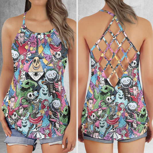 Criss Cross Tank Top - SNCB4QEK -  - 1