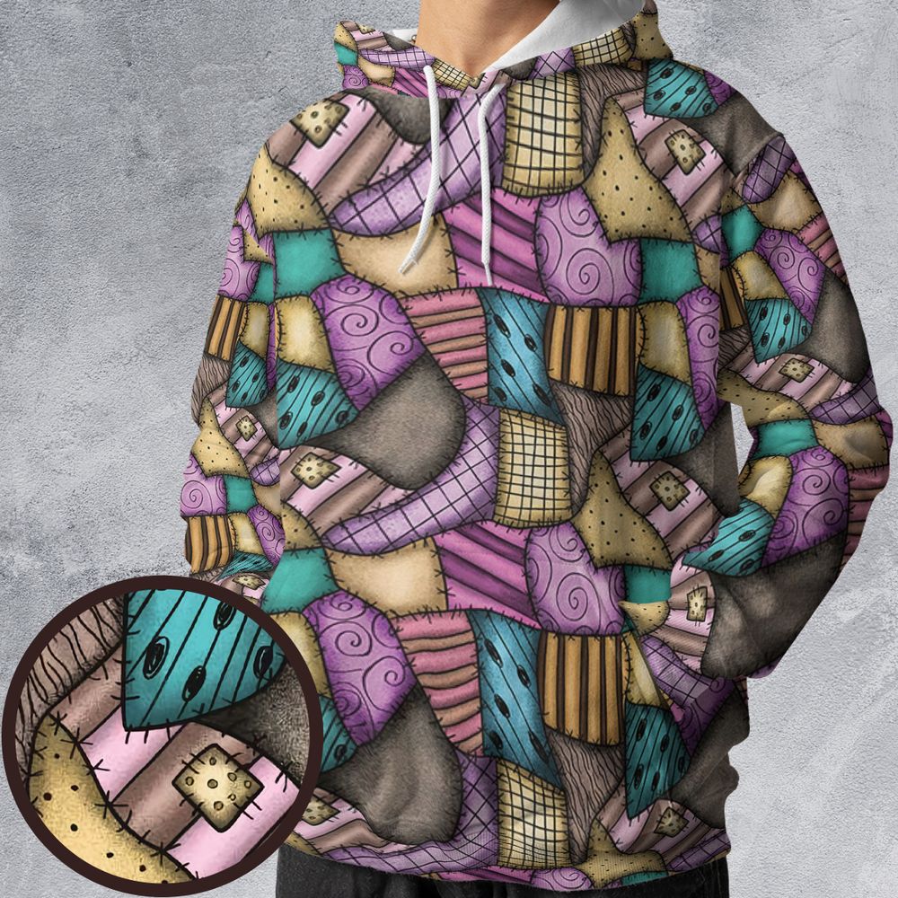 All-over Print Hoodie - 5CG9ZSPR -  - 1