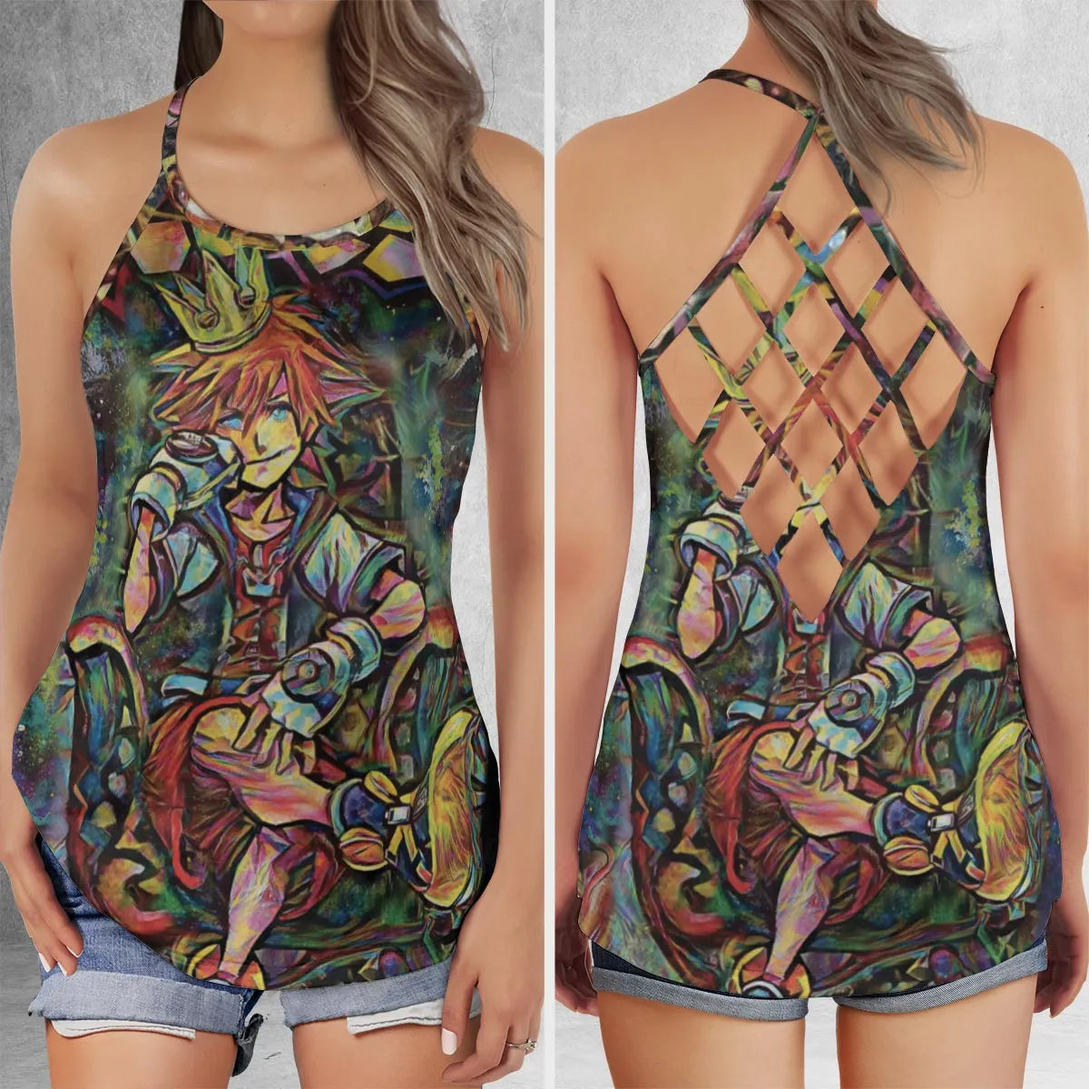 Criss Cross Tank Top - VGH6MACK