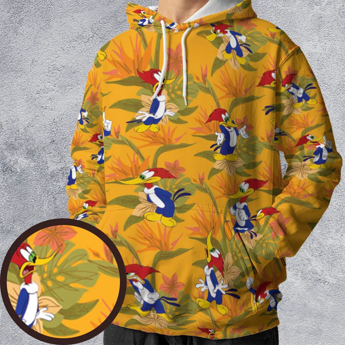All-over Print Hoodie - BZ3RRPNR