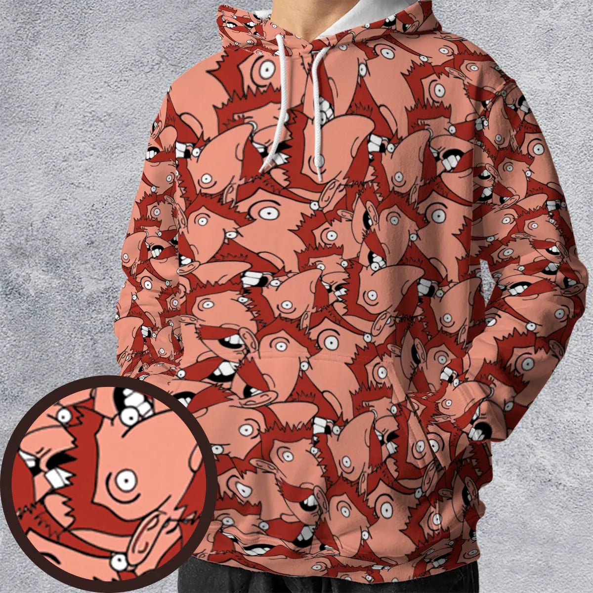 All-over Print Hoodie - YVACGAL4