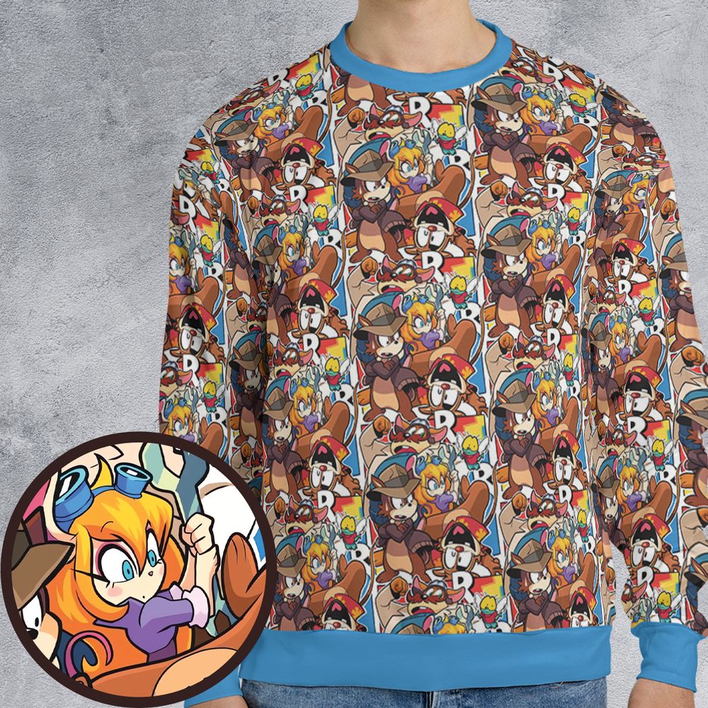 All-over Print Sweatshirt - P8DR5URX -  - 1