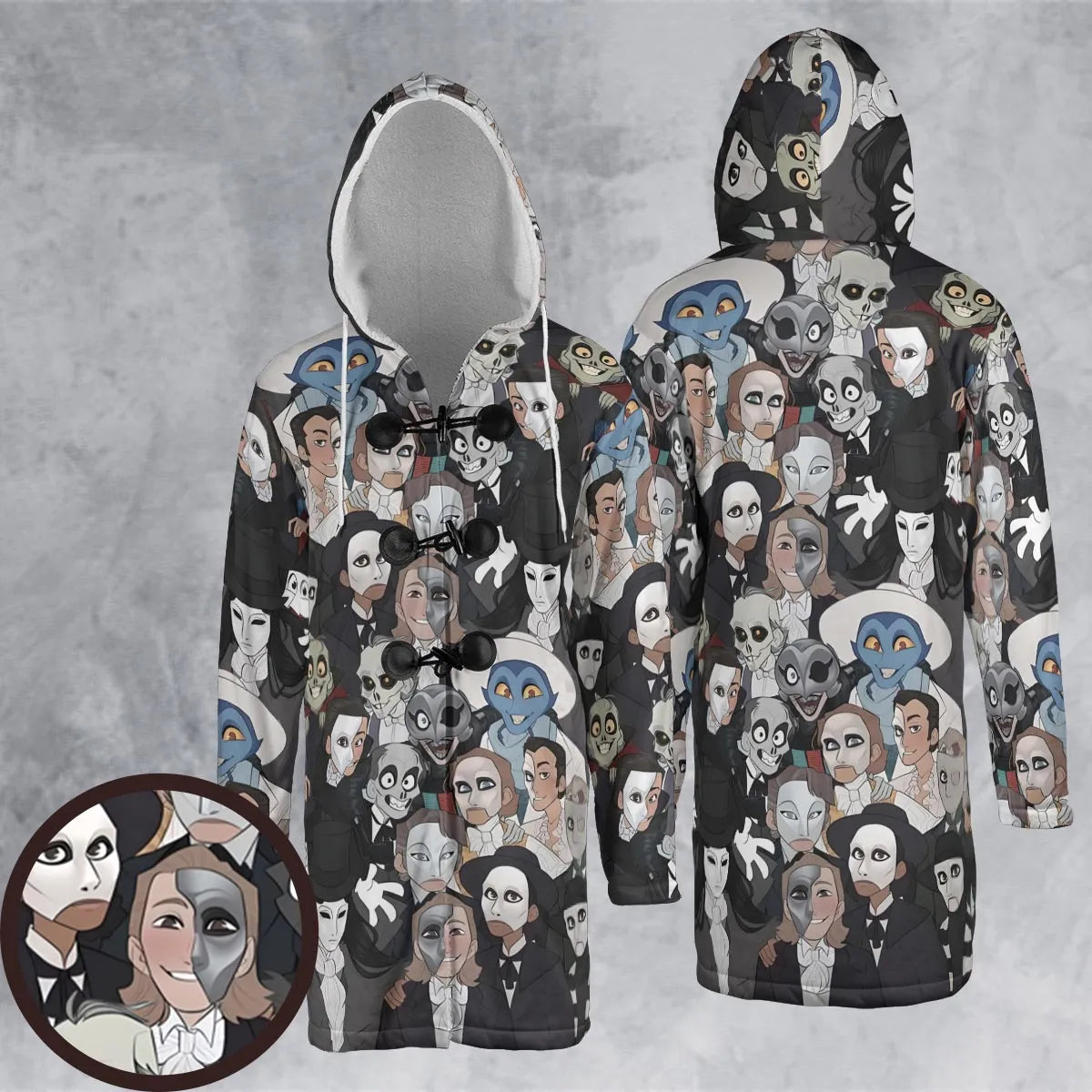 Hooded Cloak Coat - J4F9CCE5