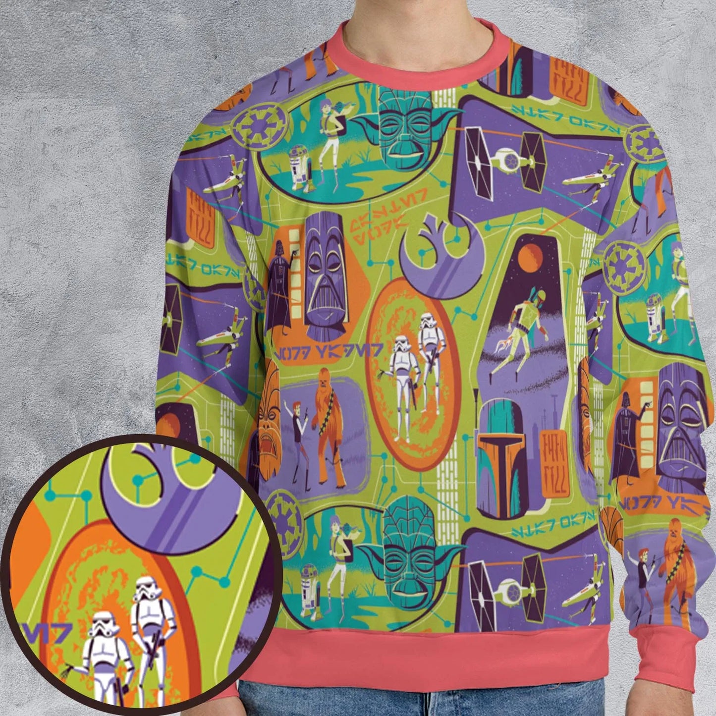 All-over Print Sweatshirt - 9JK1LBG5